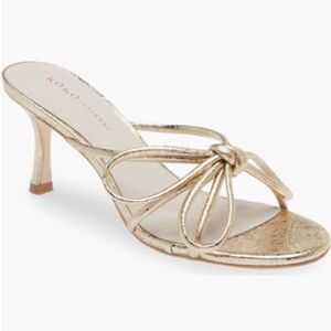 Gold Bow Strappy Sandal